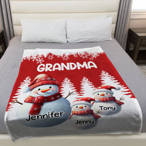 My Fav People Call Me - Personalized Custom Fleece Blanket