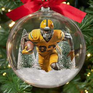 Custom Photo Acrylic Ball Ornament - Personalized Christmas Birthday Gifts For Besties, Sisters, BFF, Family, Yourself - Doing What I Love Most