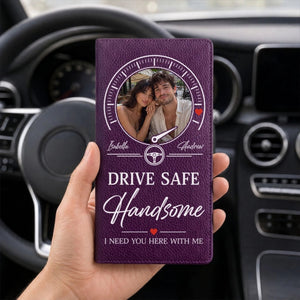 My Heart Rides With You - Personalized Custom Car Document Holder