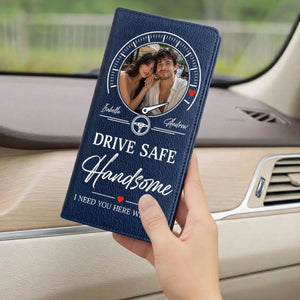 My Heart Rides With You - Personalized Custom Car Document Holder
