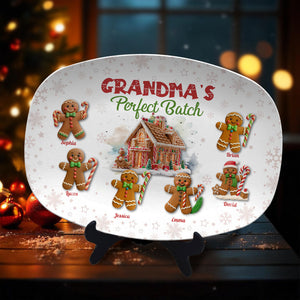 Grandma's Perfect Batch Custom Christmas - Personalized Platters