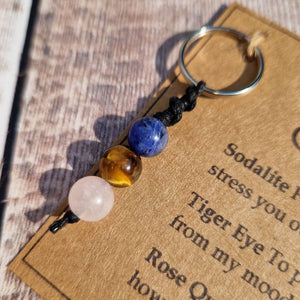 DADS Crystal Keyring, Cute Fathers Day Gift For Dad