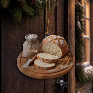 Personalized Sourdough Bread Ornament β Kitchen Keepsake & Christmas Gift For Bakers