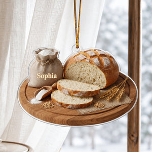 Personalized Sourdough Bread Ornament β Kitchen Keepsake & Christmas Gift For Bakers