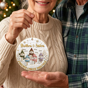 Personalized "Forever Our Bond" Acrylic Ornament – Heartfelt Keepsake Gift
