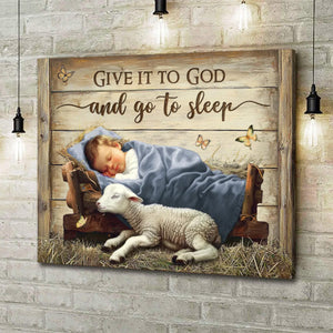 Personalized Sentimental Christian Wall Art Nativity Scene Canvas Poster