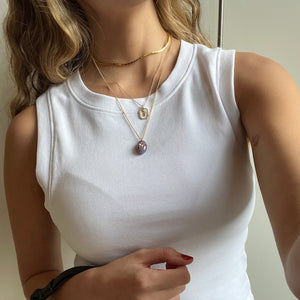 Natural Stone Precious Pendant Necklace