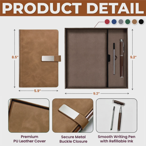 Personalized Graduation Notebook โ "Write Your Own Story" โ PU Leather Gift For Him & Her