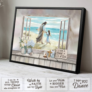 Personalized Christian Gifts for Women I Hope You Dance Christian Art Canvas