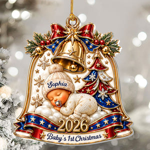 Personalized "Baby's 1st Semiquincentennial" Acrylic Ornament – 250th Anniversary Keepsake