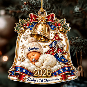 Personalized "Baby's 1st Semiquincentennial" Acrylic Ornament – 250th Anniversary Keepsake