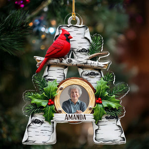 When Cardinals Appear, Angels Are Near - Personalized Acrylic Ornament
