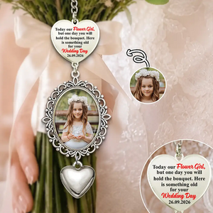 "Something Old" Custom Photo Wedding Charm β Personalized Keepsake For Your Wedding Day