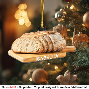 Sourdough Bread Ornament– Personalized Baking Gift For Christmas Tree Decor | Gifts For Bakers & Baking Lovers