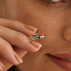 Personalized Family Stackable Birthstone Jewelry Ring