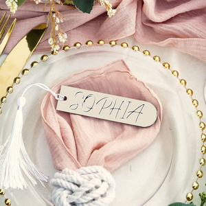 Personalized Decorations Acrylic Bookmark Keyring Wedding Table Decor