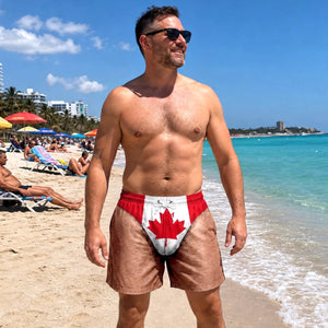 Summer Vacation Gift For Men β Personalized "Hello Summer Fun" Custom Funny Swim Trunks