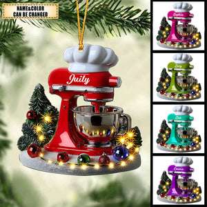 Love Baking Christmas โ Personalized Custom Name Baker Ornament