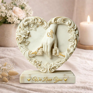 Hold My Hand โ A Personalized Acrylic Plaque for the One You Love
