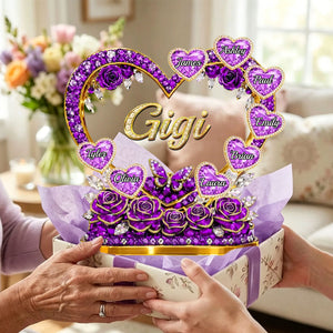 Personalized Mother's Day Acrylic Plaque β Custom Gift For Mom & Grandma | Mom's Heart Full Of Care