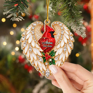 "Always Near Your Heart" β Personalized Acrylic Ornament | Memorial Gift For Loss Of Loved One