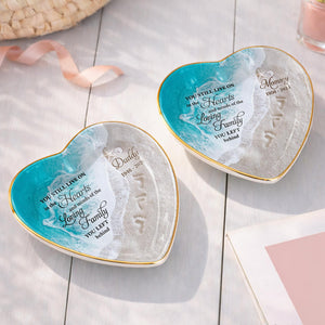 "You Still Live On" – Personalized Ceramic Dish | Memorial Gift For Grieving Family