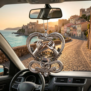 Infinity Love Car Ornament - Personalized Gifts For Couple