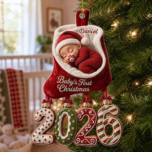 "Cozy Christmas Memories" – Personalized Acrylic Ornament | Holiday Keepsake For Families