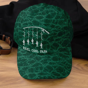 Personalized Fishing Cap β "Keep Calm and Fish On" β Father's Day Gift For Dad & Grandpa