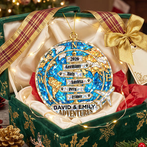 Destination Of All Year - Personalized Custom Shape Crystal Effect Ornament