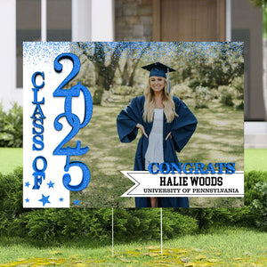 Class of 2026 Lawn Sign โ Personalized Graduation Yard Decoration
