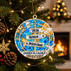 Destination Of All Year - Personalized Custom Shape Crystal Effect Ornament
