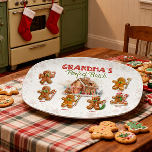 Grandma's Perfect Batch Custom Christmas - Personalized Platters