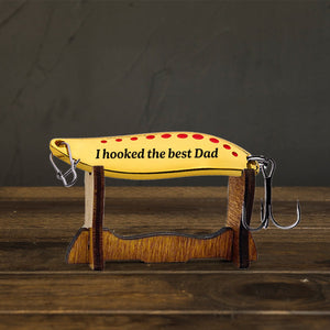 I hooked the best Dad Family Personalized Fishing Lure For Dad