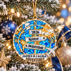 Destination Of All Year - Personalized Custom Shape Crystal Effect Ornament