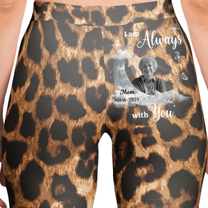 A Big Piece Of My Heart Lives In Heaven Personalized Leggings
