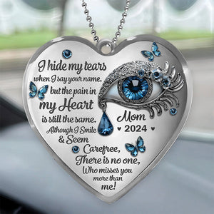 Tears in My Heart - Personalized Memorial Car Ornament