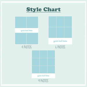 Personalized Photo Blanket with Text - Family Memorial Anniversary Couples Gift