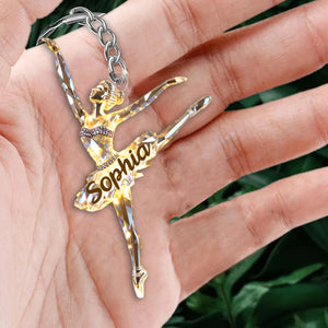Personalized Charming Ballet Keychain Gifts For Ballerina Lover