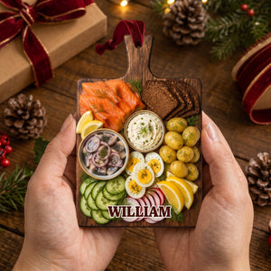 World Cuisine Platter Ornament β Personalized Christmas Tree Hanging Decoration Gift For Foodie