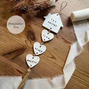 Engraved Name Family Member Personalized Gift, Housewarming Gift