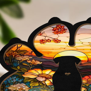 Dog Loss - Personalized Wood And Acrylic Night Light