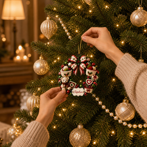 "In My Crochet Era" – Personalized Acrylic Hanging Ornament | Gift For Crochet Lovers