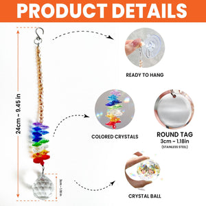 From Mother to Grandmother - Personalized Ball Prism Suncatcher