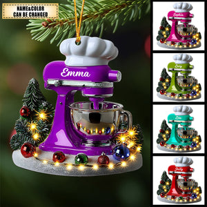 Love Baking Christmas โ Personalized Custom Name Baker Ornament