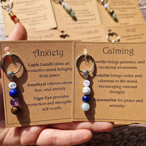 Good Luck, New Beginnings, Self Love, Success Healing Personalized Crystal Keyring