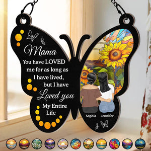 Custom My Entire Life Suncatcher - Personalized Window Hanging Suncatcher Ornament