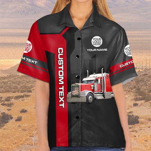 This Is How I Roll - Custom Photo Truck For Trucker Personalized Hawaiian Shirt for Him