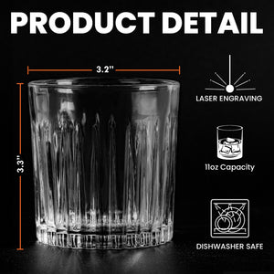 From Your Favorite Unemployed Freeloader Dog Dad - Personalized Whisky Glass