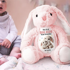 A Sweet Hug From Nana - Personalized Custom Easter Bunny Plush Gift For Family Members